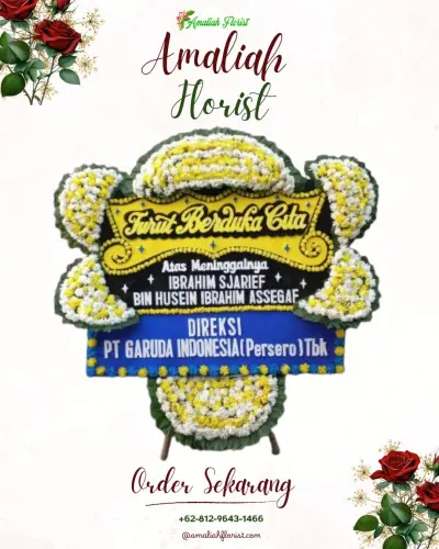 Papan Bunga Duka di Orahili Tanose'o