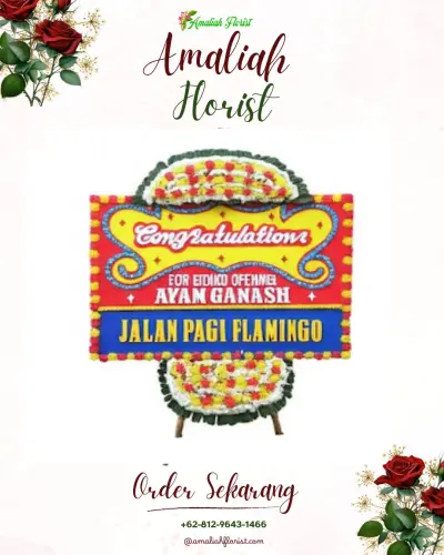 Bunga Papan Congratulation di Orahili Tanose'o